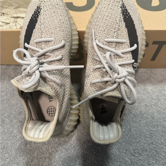 Adidas YZY 350 V2 Sneakers - Tan and Black - Picture 1 of 3